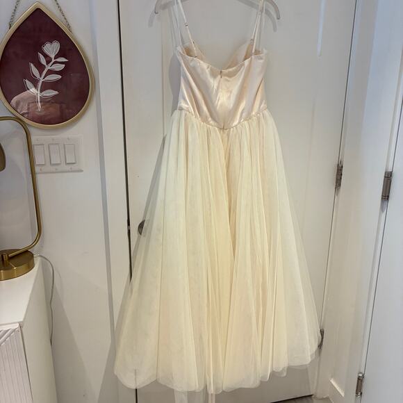 NWT Reformation Alouette Dress in Fior di Latte Sz 8 - Picture 5 of 14